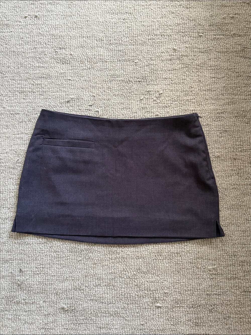 Monki low waist mini skirt